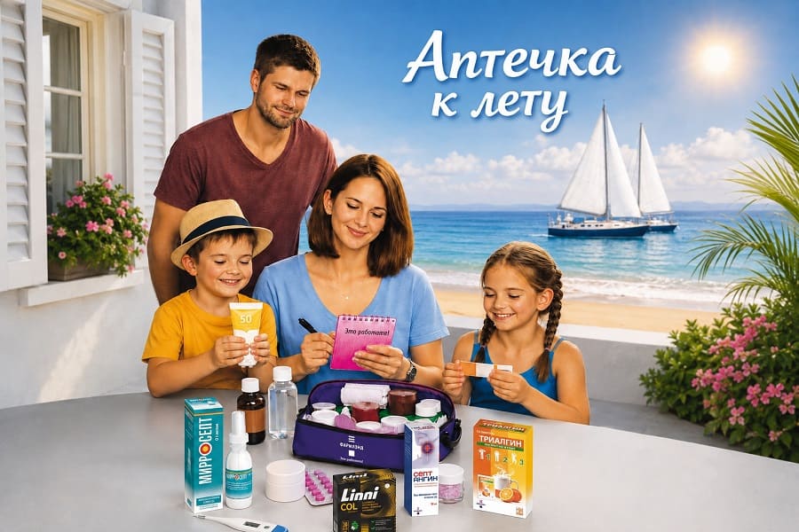 Летняя аптечка: что взять в отпуск, на дачу или в детский лагерь