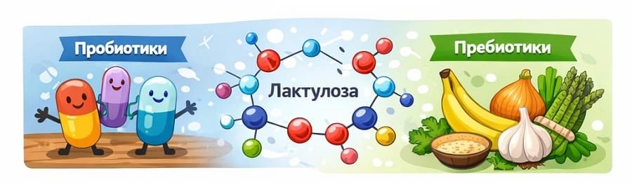 Основные отличия пребиотиков от пробиотиков