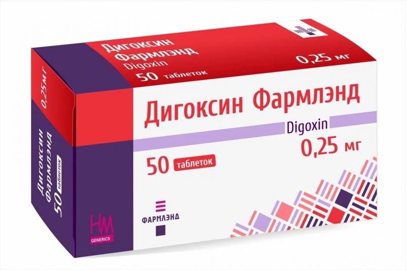 Digoxin Pharmland 0.25 mg No. 50