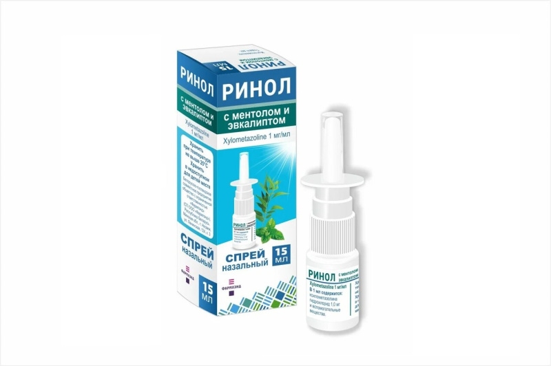 Rinol with menthol and eucalyptus