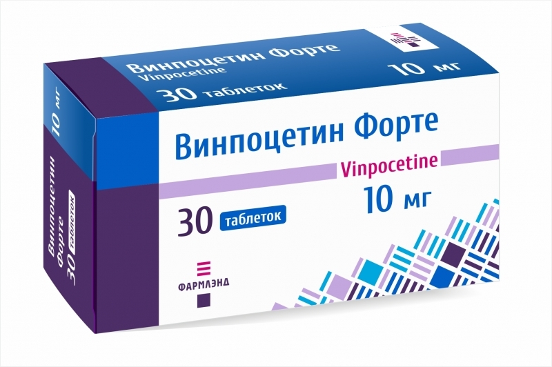 Vinpocetine Forte 10 mg No. 30