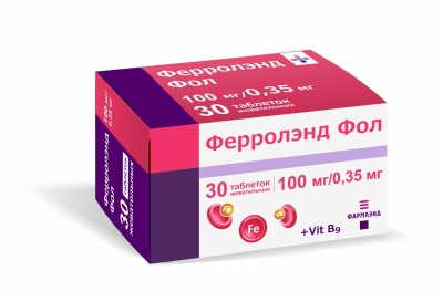 Ferroland Fol, chewable tablets