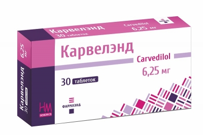 Карвелэнд 6,25 мг