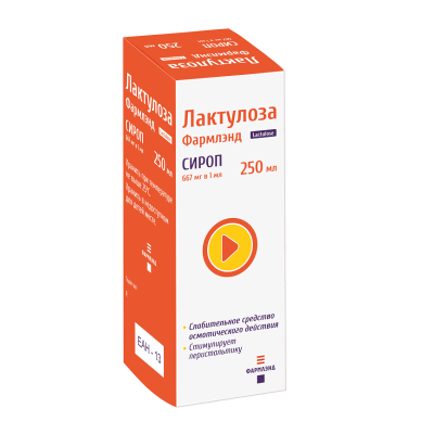 Лактулоза Фармлэнд, сироп 250 мл