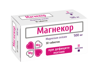 Магнекор 500 мг №30